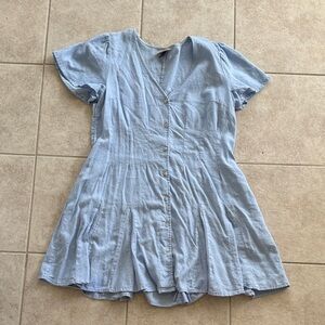 Universal Thread Sky Blue V-Neck Top